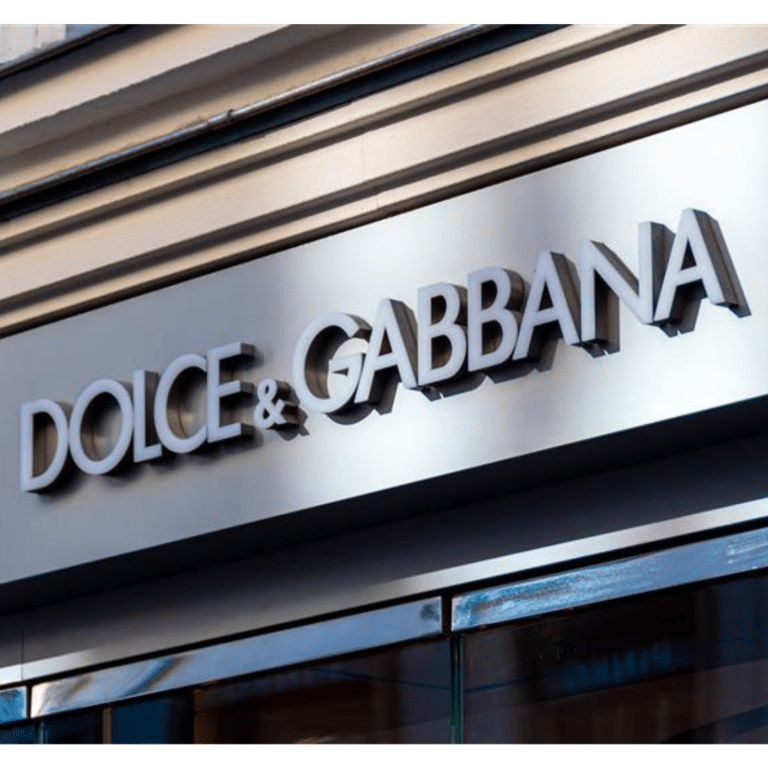 Dolce and Gabanna stock image
